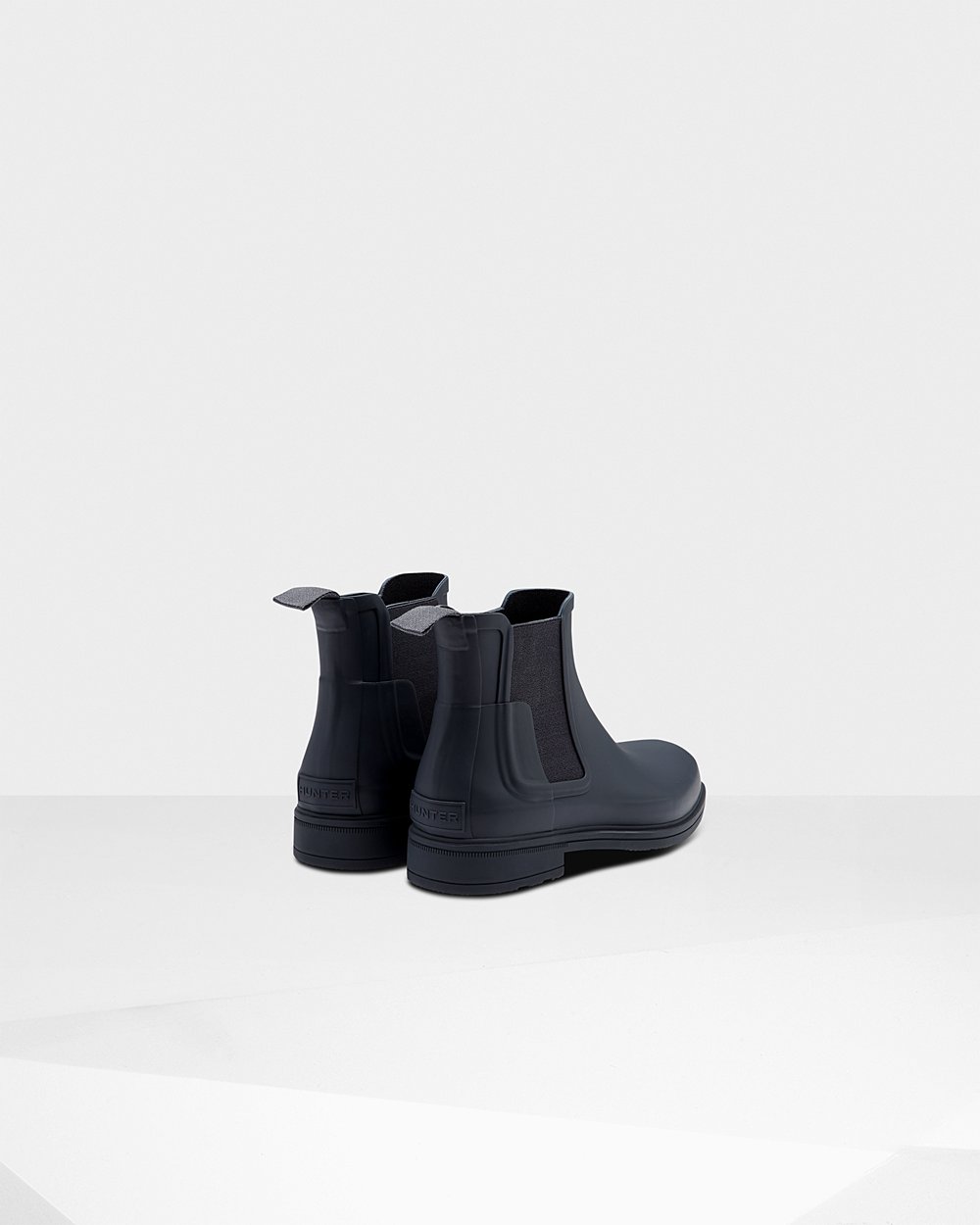 Chelsea Boots Herr - Hunter Refined Slim Fit - Marinblå - 274160-MKY